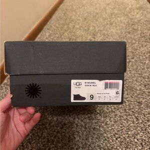 UGG Neumel Black Shoe Box